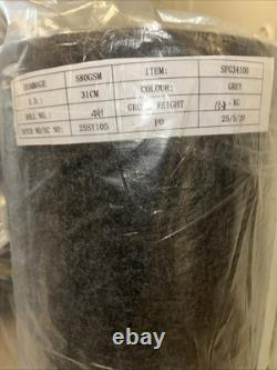 Sure Grip Grey Needle Punch Adhesive Roll 34x 100ft As-sg-34100-g