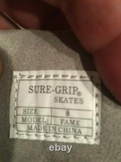 Sure Grip International LADIES SIZE 8 / White Roller Skates FAME / NEW