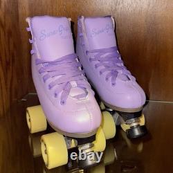 Sure Grip Lavender Cream Roller Skates Women's Size 5.5 Mens Size 4