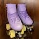 Sure Grip Lavender Cream Roller Skates Women's Size 5.5 Mens Size 4