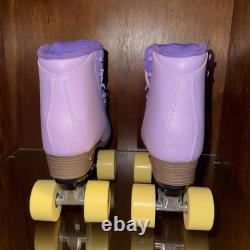Sure Grip Lavender Cream Roller Skates Women's Size 5.5 Mens Size 4