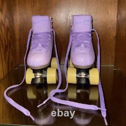 Sure Grip Lavender Cream Roller Skates Women's Size 5.5 Mens Size 4
