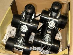 Sure-Grip Malibu Unisex Roller Skates Black NIB Mens 1 / Womens 2