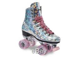 Sure-Grip Prism Quad Roller Skates New Pink Confetti US 6 UK 5