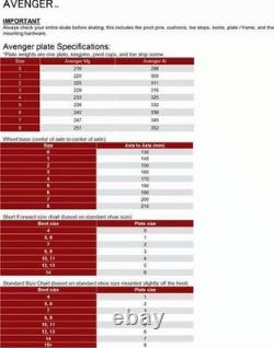 Sure Grip Quad Roller Skate Plates Avenger Magnesium 3 Fits Boot Size 7