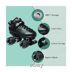 Sure-Grip Rebel Derby Roller Skates for Men & Women 62mm Fugitive Polyureth