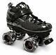 Sure-grip Rock Gt-50 Black Sparkle Quad Derby Roller Skates Size Us 6
