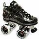 Sure-grip Rock Gt-50 Black Sparkle Quad Derby Roller Skates Size Us 7