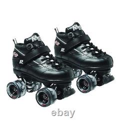 Sure Grip Rock GT50 Black Roller Skates Stylish Indoor Skates for Men & Wom