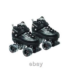 Sure Grip Rock GT50 Black Roller Skates Stylish Indoor Skates for Men & Wom