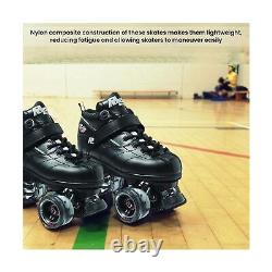 Sure Grip Rock GT50 Black Roller Skates Stylish Indoor Skates for Men & Wom