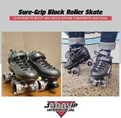 Sure Grip Rock GT50 Black Roller Skates Stylish Mens 6 / Ladies 7
