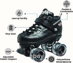 Sure Grip Rock GT50 Black Roller Skates Stylish Mens 6 / Ladies 7