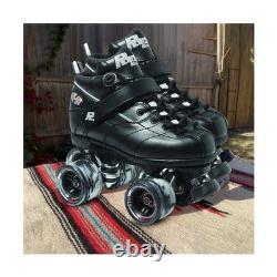 Sure Grip Rock GT50 Black Stylish Indoor Roller Skates for Men & Women Featur