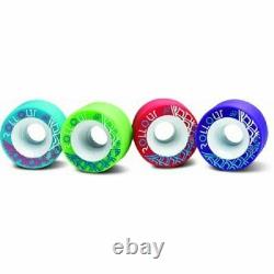 Sure-Grip Rollout Quad Skate Wheels Green Low 98A 59mm 8 Wheels