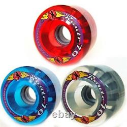 Sure-Grip Route Quad Roller Skate Wheels 70mm 78A Outdoor