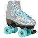 Sure-grip Silver Prism Artistic Indoor Quad Skates