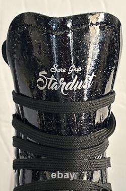 Sure Grip Stardust Black Glitter Roller Skate M/4 Or With6 Size