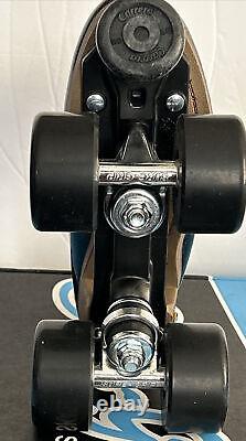 Sure Grip Stardust Black Glitter Roller Skate M/4 Or With6 Size