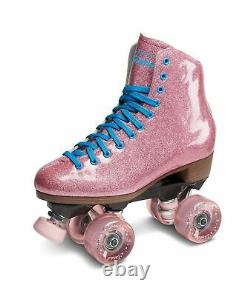 Sure-Grip Stardust Glitter Roller Skate PINK Mens 7 / Ladies 8