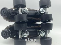 Sure Grip Stardust Roller Skates Glitter Black Size 4