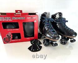 Sure Grip Stardust Roller Skates Size 6 Black Glitter Limited Edition Gift Ideas