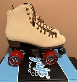 Sure-Grip Tan Boardwalk Roller Skates Size 8 NWB