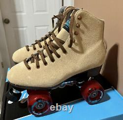 Sure-Grip Tan Boardwalk Roller Skates Size 8 NWB