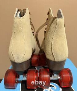 Sure-Grip Tan Boardwalk Roller Skates Size 8 NWB