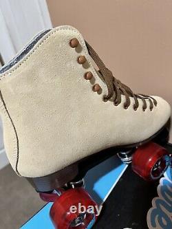 Sure-Grip Tan Boardwalk Roller Skates Size 8 NWB