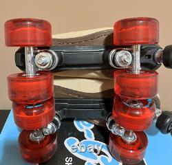 Sure-Grip Tan Boardwalk Roller Skates Size 8 NWB