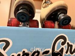 Sure-Grip Tan Boardwalk Roller Skates Size 8 NWB