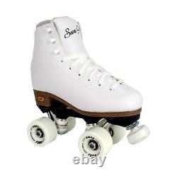 Sure-Grip White Fame Roller Skates for Women Made of Nylon & Aluminum 57m