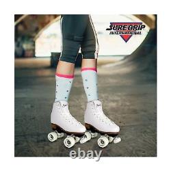 Sure-Grip White Fame Roller Skates for Women Made of Nylon & Aluminum 57m