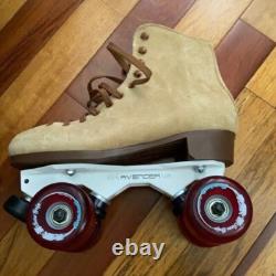 Sure Grip roller skates. New, tan. Trucks DA Avenger 45, 65mm wheel. Size 7 men's