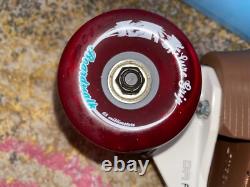 Sure Grip roller skates. New, tan. Trucks DA Avenger 45, 65mm wheel. Size 7 men's