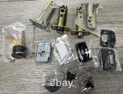 Sure-Loc LV307 FBL-GRIP SKN FBL Levanto Cylinder Keyed Entry Lever Set, Black