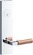 Sure-loc Lv307 Grip Levanto Single Cylinder Keyed Entry Lever Set Polished