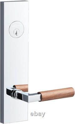 Sure-Loc LV307 GRIP Levanto Single Cylinder Keyed Entry Lever Set Polished