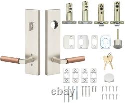 Sure-Loc LV307 GRIP Levanto Single Cylinder Keyed Entry Lever Set Polished