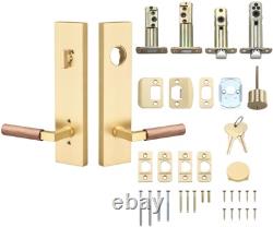 Sure-Loc LV307 GRIP Levanto Single Cylinder Keyed Entry Lever Set Polished