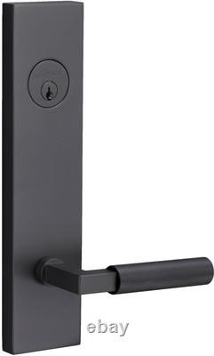 Sure-Loc LV307 GRIPKN Levanto Single Cylinder Keyed Entry Lever Black