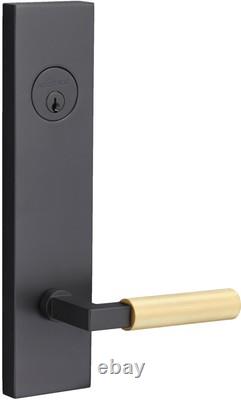 Sure-Loc LV307 GRIPKN Levanto Single Cylinder Keyed Entry Lever Black
