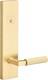 Sure-loc Lv307 Gripkn Levanto Single Cylinder Keyed Entry Lever Brass