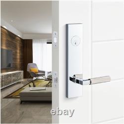 Sure-Loc LV307 GRIPKN Levanto Single Cylinder Keyed Entry Lever Chrome