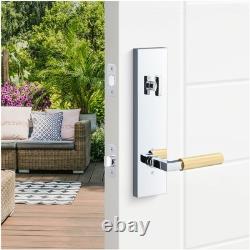 Sure-Loc LV307 GRIPKN Levanto Single Cylinder Keyed Entry Lever Chrome