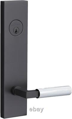 Sure-Loc LV307 GRIPKN Levanto Single Cylinder Keyed Entry Lever Flat Black /