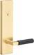 Sure-loc Lv307 Gripkn Levanto Single Cylinder Keyed Entry Lever Satin Brass /