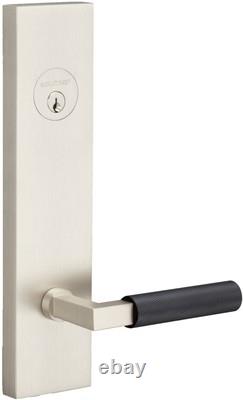 Sure-Loc LV307 GRIPKN Levanto Single Cylinder Keyed Entry Lever Satin Nickel /