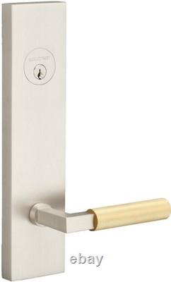 Sure-Loc LV307 GRIPKN Levanto Single Cylinder Keyed Entry Lever Satin Nickel /